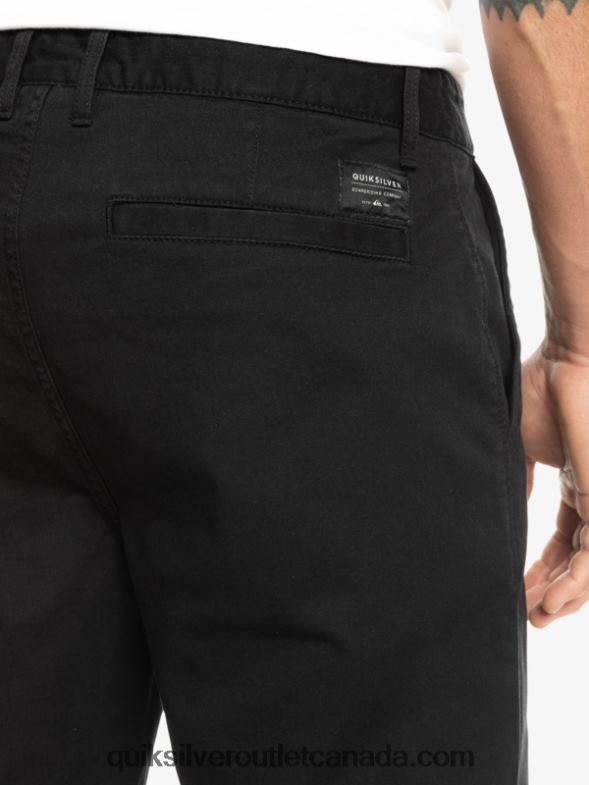 CA Quiksilver Men Everyday Union Stretch Chino 20 Shorts black TX4R2856
