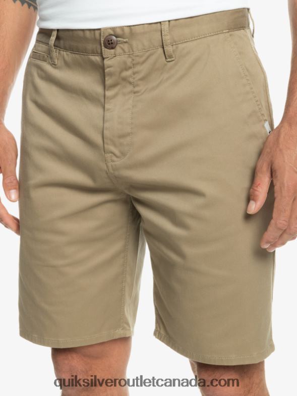 CA Quiksilver Men Everyday Union Stretch Chino 20 Shorts elmwood TX4R2854