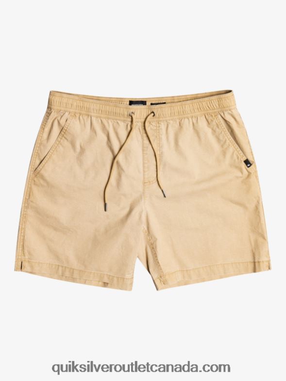 CA Quiksilver Men Taxer 17 Elastic Waist Shorts plage TX4R21376