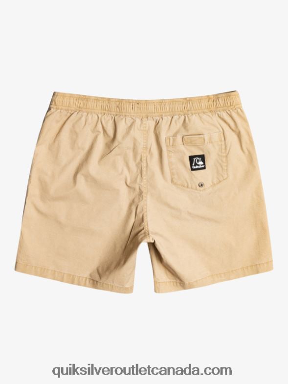 CA Quiksilver Men Taxer 17 Elastic Waist Shorts plage TX4R21376