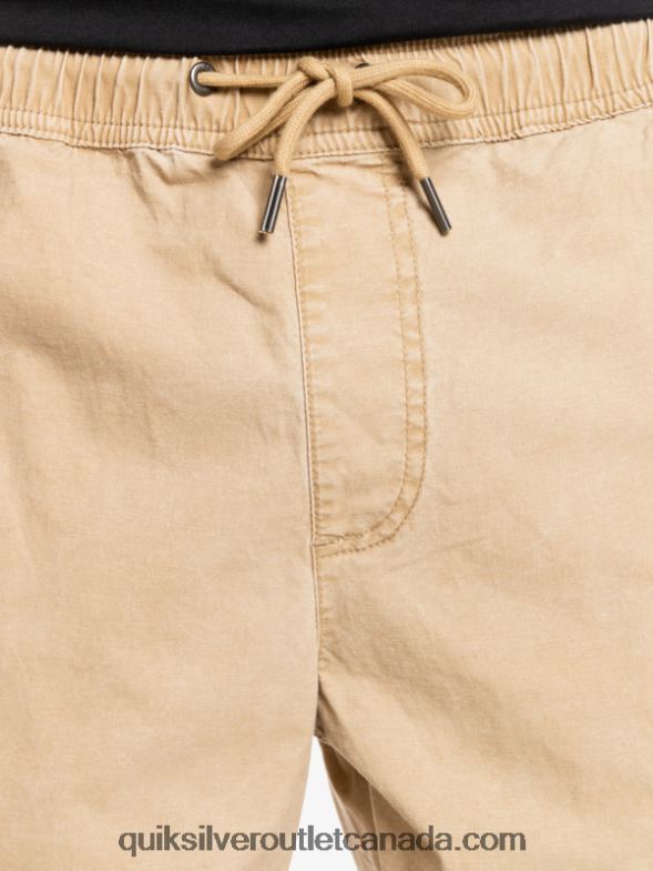 CA Quiksilver Men Taxer 17 Elastic Waist Shorts plage TX4R21376