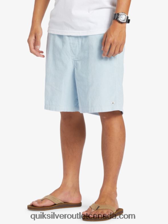 CA Quiksilver Men Taxer Cord Shorts celestial blue TX4R2361