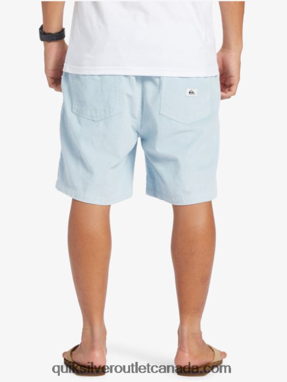 CA Quiksilver Men Taxer Cord Shorts celestial blue TX4R2361
