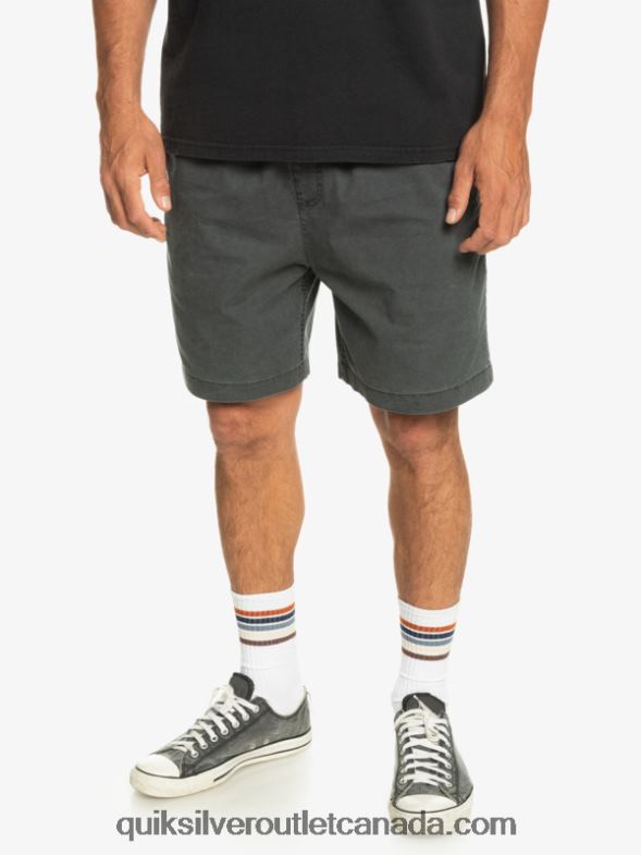 CA Quiksilver Men Taxer Elasticized Shorts black TX4R2321