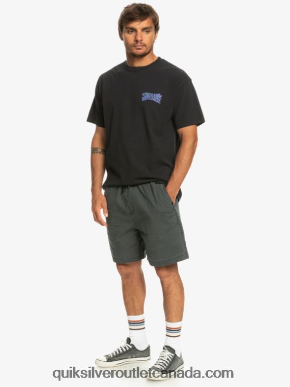 CA Quiksilver Men Taxer Elasticized Shorts black TX4R2321