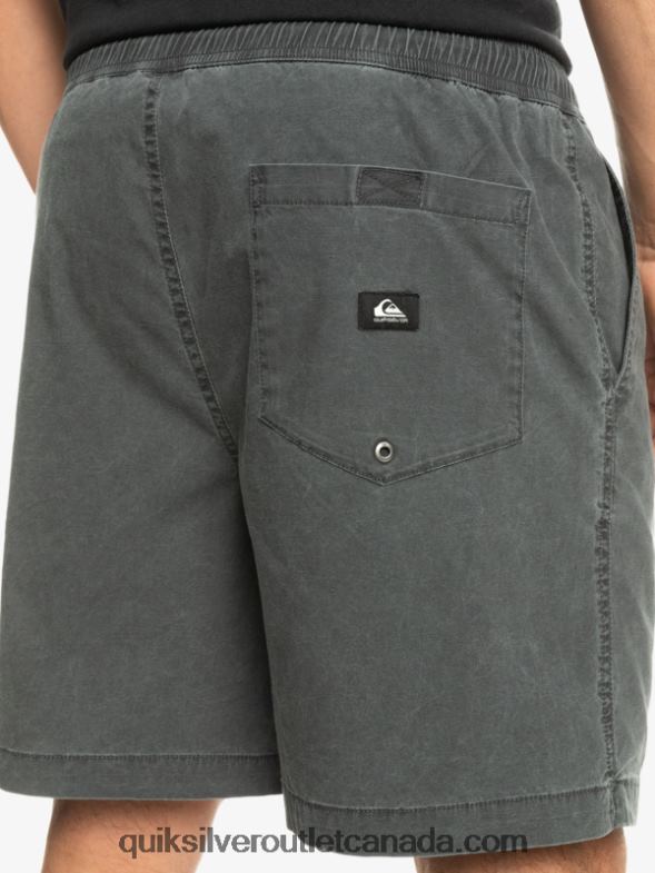 CA Quiksilver Men Taxer Elasticized Shorts black TX4R2321