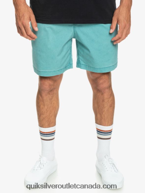 CA Quiksilver Men Taxer Elasticized Shorts brittany blue TX4R2325