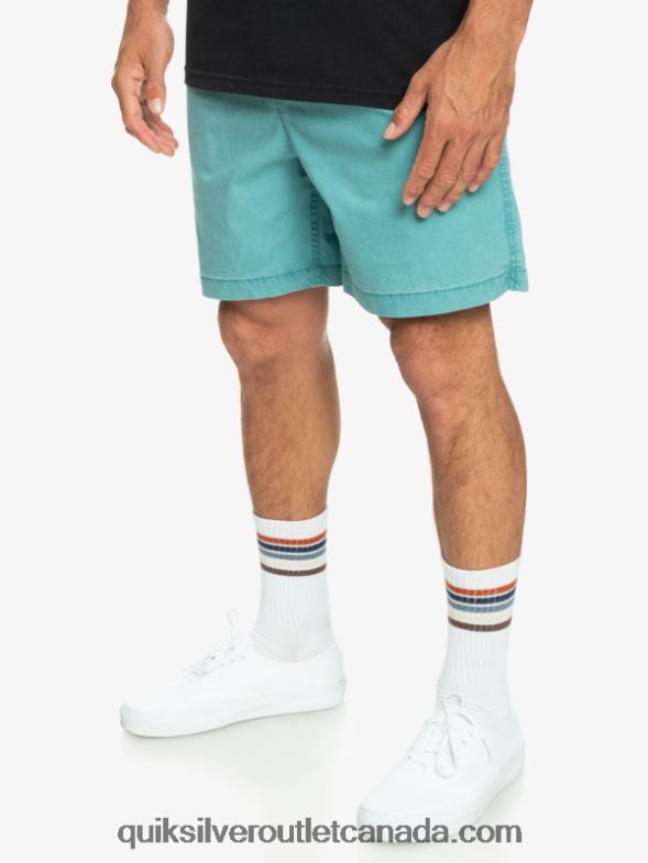 CA Quiksilver Men Taxer Elasticized Shorts brittany blue TX4R2325
