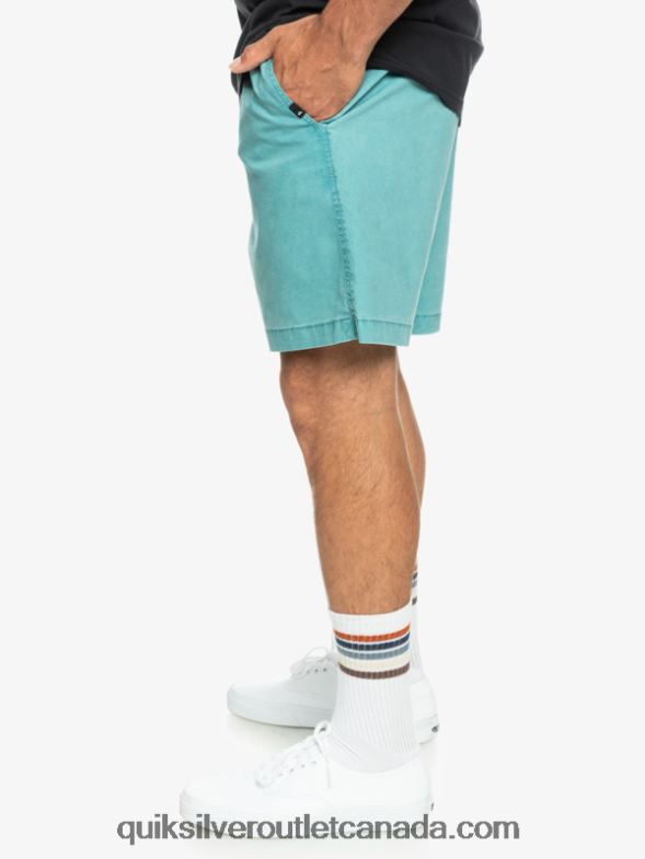 CA Quiksilver Men Taxer Elasticized Shorts brittany blue TX4R2325