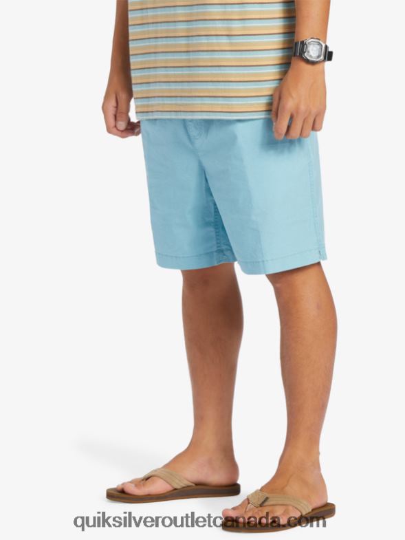 CA Quiksilver Men Taxer Elasticized Shorts cameo blue TX4R2319