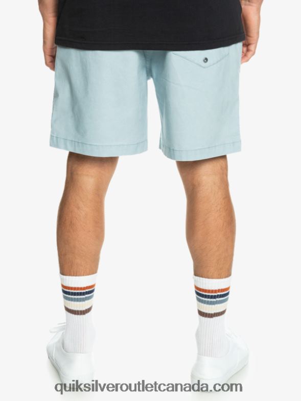 CA Quiksilver Men Taxer Elasticized Shorts celestial blue TX4R2324