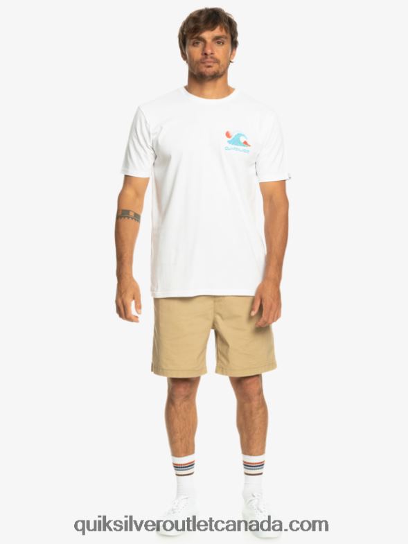 CA Quiksilver Men Taxer Elasticized Shorts plage TX4R2320
