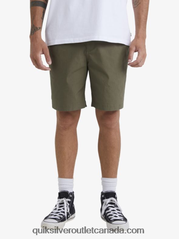 CA Quiksilver Men Waterman After Surf Shorts dusty olive TX4R21579