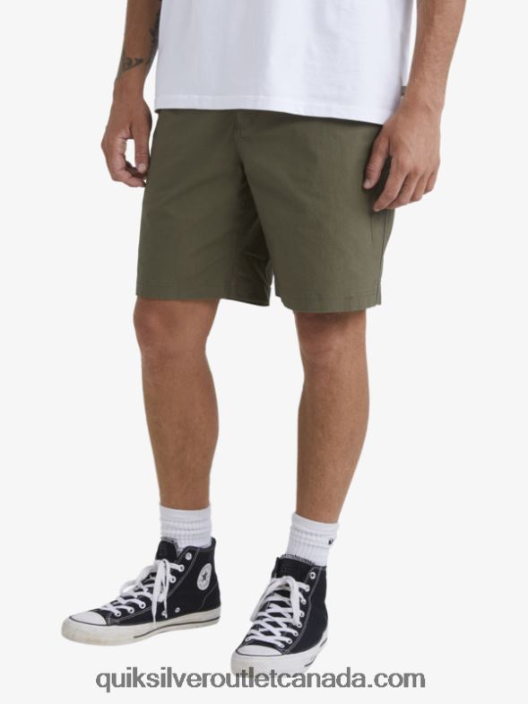 CA Quiksilver Men Waterman After Surf Shorts dusty olive TX4R21579