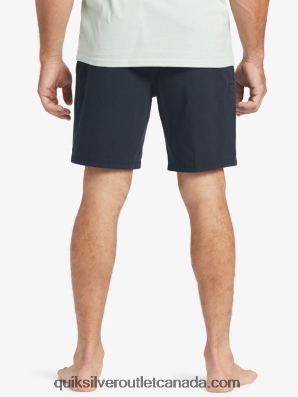CA Quiksilver Men Waterman Last Light Elasticized 19 Shorts black TX4R2256