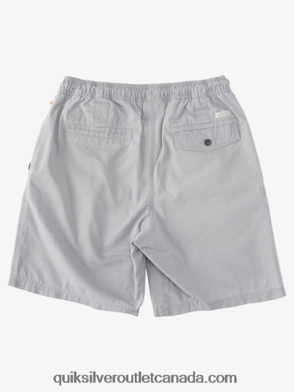 CA Quiksilver Men Waterman Last Light Elasticized 19 Shorts sharkskin TX4R2254