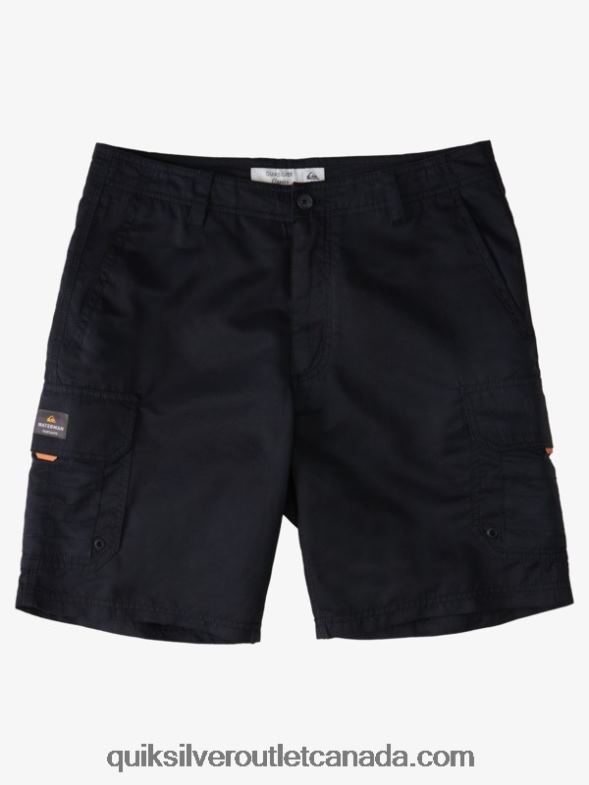 CA Quiksilver Men Waterman Maldive 20 Cargo Shorts black TX4R21727
