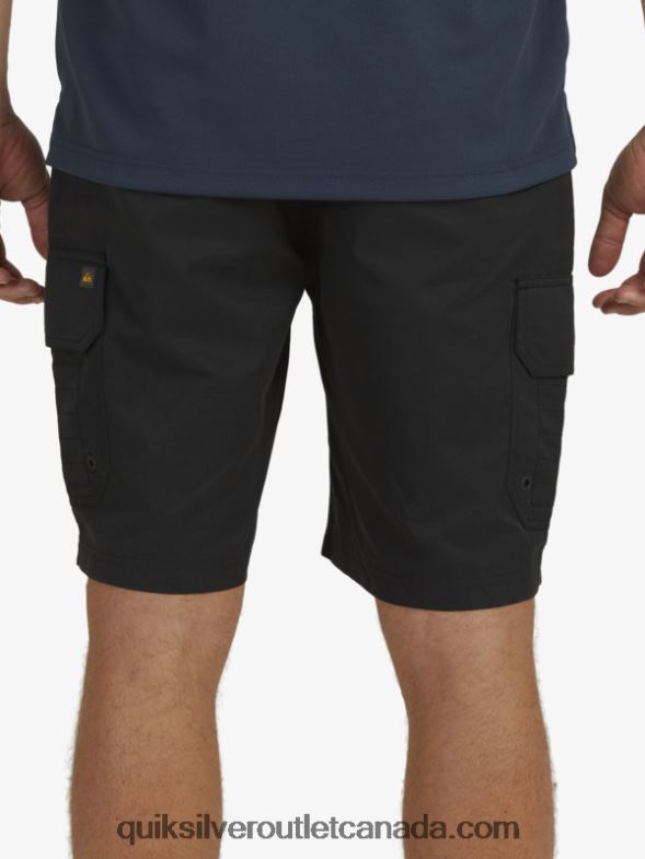 CA Quiksilver Men Waterman Maldive 20 Cargo Shorts black TX4R21727