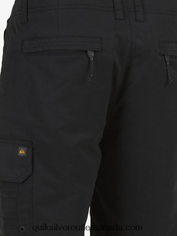 CA Quiksilver Men Waterman Maldive 20 Cargo Shorts black TX4R21727