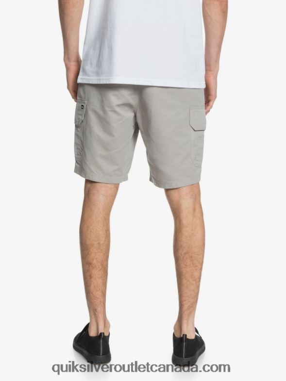CA Quiksilver Men Waterman Maldive 20 Cargo Shorts flint gray TX4R21728
