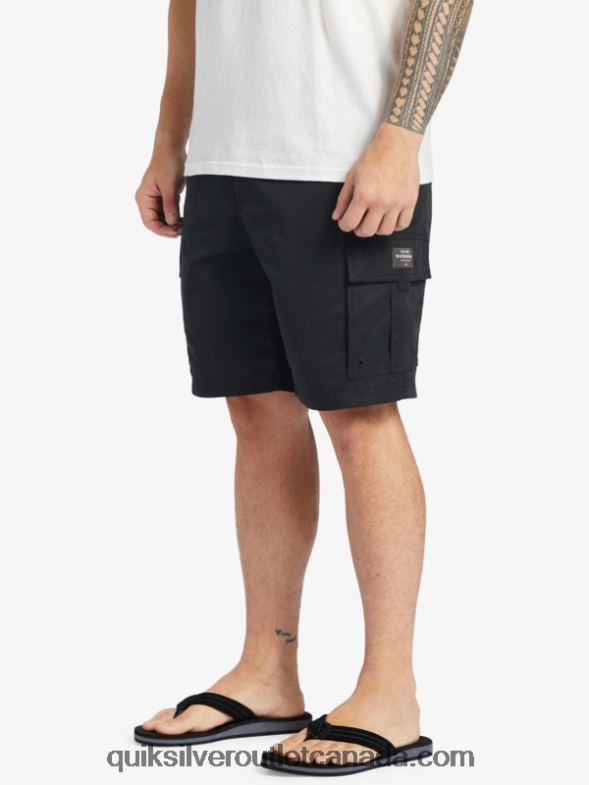 CA Quiksilver Men Waterman Maldive Atoll Cargo 20 Shorts black TX4R2785