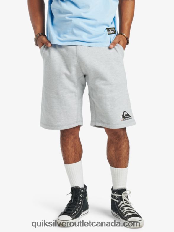 CA Quiksilver x Peanuts Men Local Legends Shorts athletic heather TX4R21882