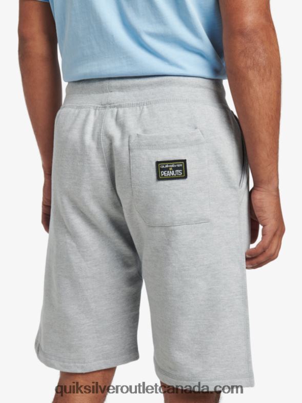 CA Quiksilver x Peanuts Men Local Legends Shorts athletic heather TX4R21882