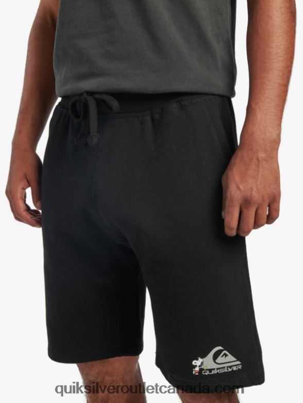 CA Quiksilver x Peanuts Men Local Legends Shorts black TX4R21883
