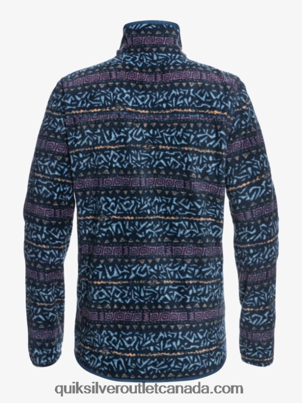 CA Quiksilver Men Aker Quarter Fleece Sweater dusty orchid nordic channel TX4R21878