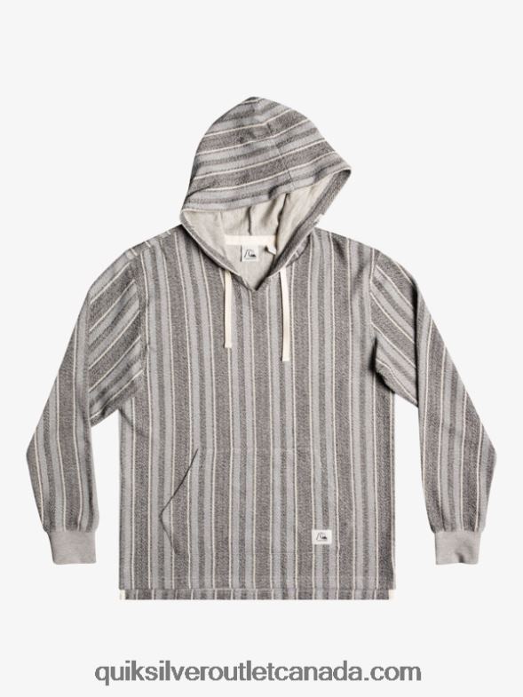 CA Quiksilver Men Baja Hoodie black baja vert TX4R21544