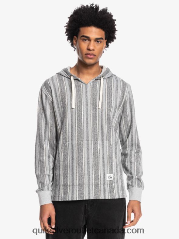 CA Quiksilver Men Baja Hoodie black baja vert TX4R21544