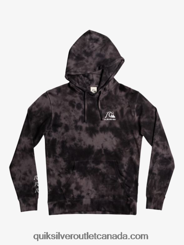 CA Quiksilver Men Cloudy Tie-Dye Hoodie black cloudy tie dye TX4R21503
