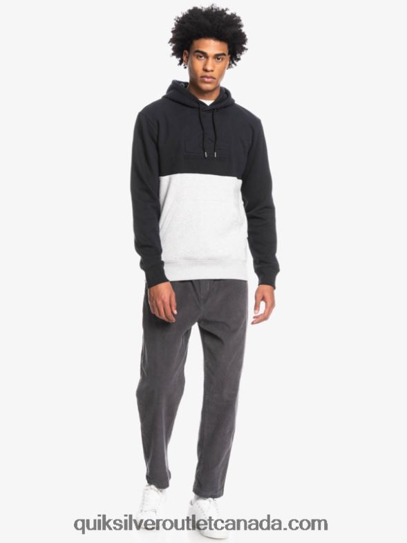 CA Quiksilver Men Emboss Hoodie black TX4R21681
