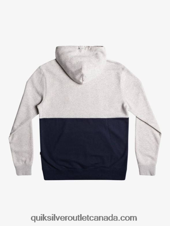 CA Quiksilver Men Emboss Hoodie light grey heather TX4R21682