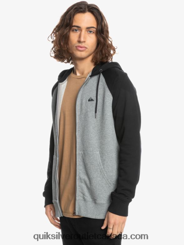 CA Quiksilver Men Essentials Zip Up Hoodie navy blazer/ lgh TX4R21513