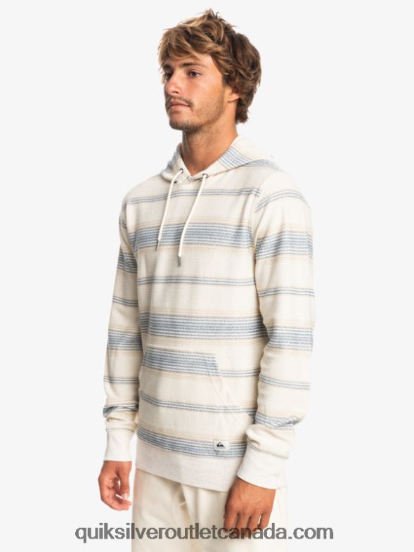 CA Quiksilver Men Great Otway Hoodie bering sea otway stripe TX4R2582