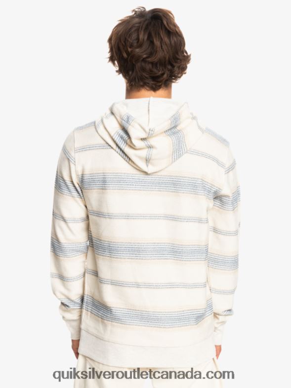 CA Quiksilver Men Great Otway Hoodie bering sea otway stripe TX4R2582