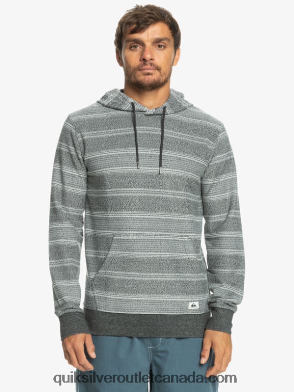 CA Quiksilver Men Great Otway Hoodie black otway stripe TX4R2580