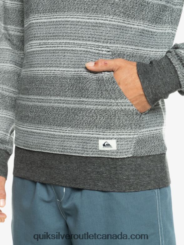 CA Quiksilver Men Great Otway Hoodie black otway stripe TX4R2580