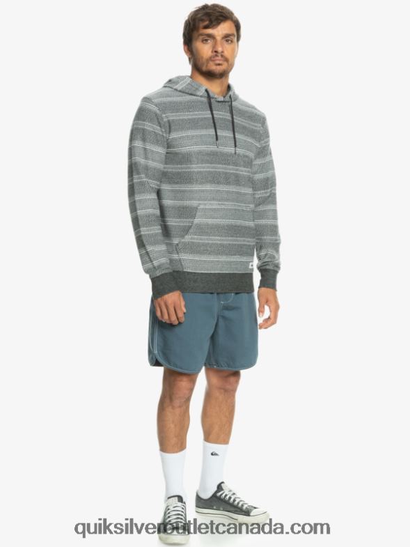 CA Quiksilver Men Great Otway Hoodie black otway stripe TX4R2580