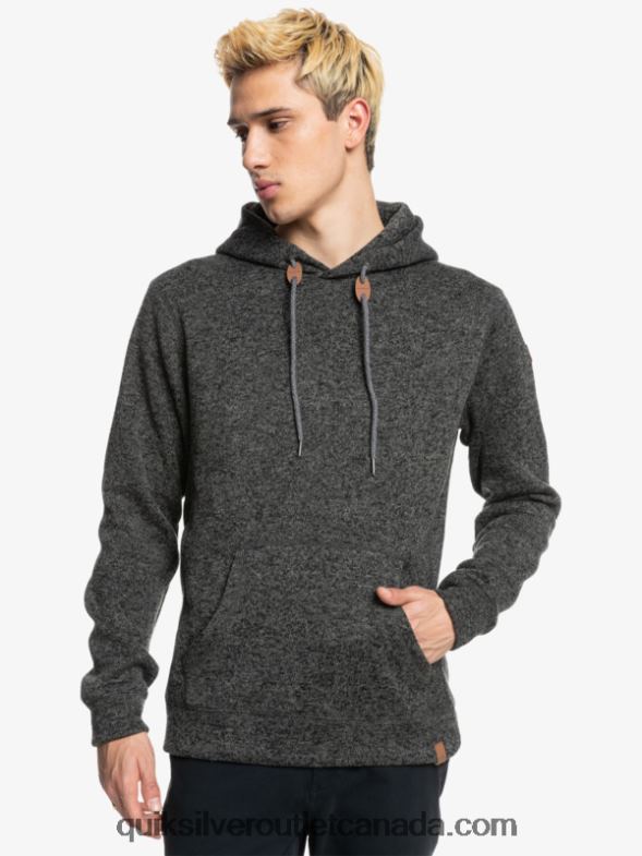 CA Quiksilver Men Keller Hoodie dark grey heather TX4R21710