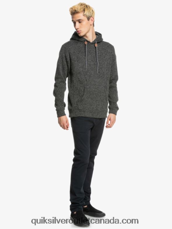 CA Quiksilver Men Keller Hoodie dark grey heather TX4R21710