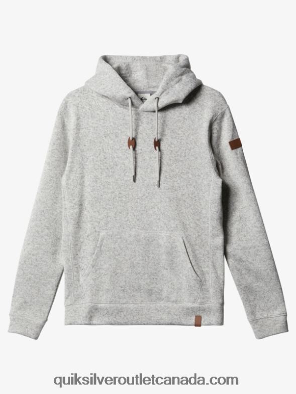 CA Quiksilver Men Keller Hoodie light grey heather TX4R21711