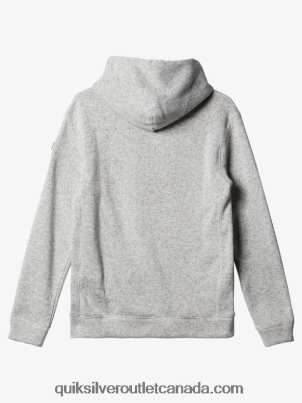 CA Quiksilver Men Keller Hoodie light grey heather TX4R21711