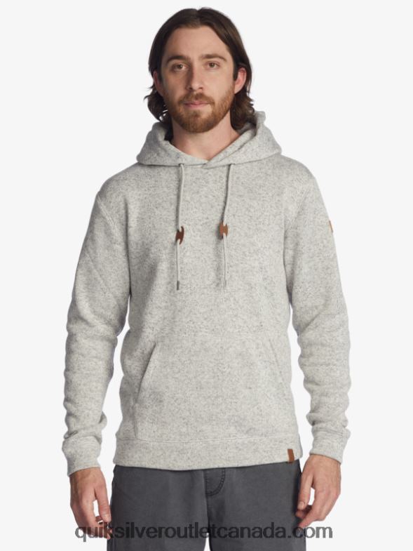 CA Quiksilver Men Keller Hoodie light grey heather TX4R21711