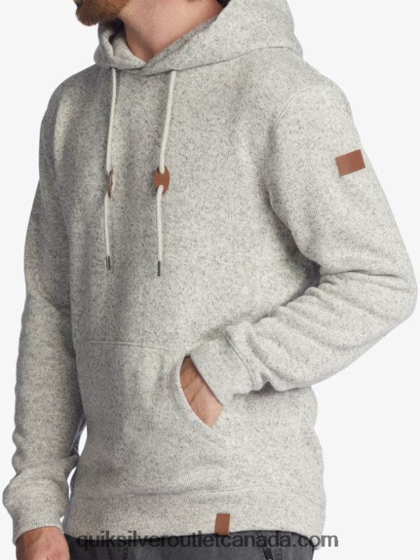 CA Quiksilver Men Keller Hoodie light grey heather TX4R21711