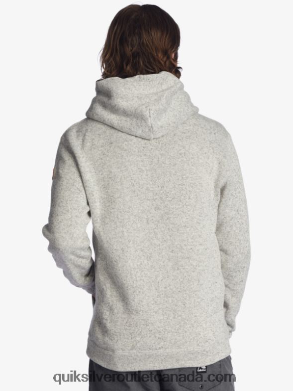 CA Quiksilver Men Keller Hoodie light grey heather TX4R21711