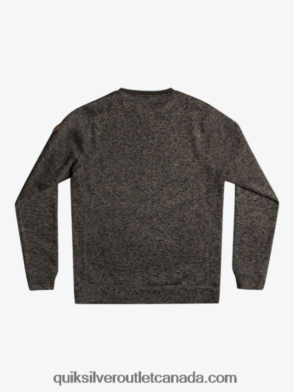 CA Quiksilver Men Keller Sweatshirt dark grey heather TX4R21423