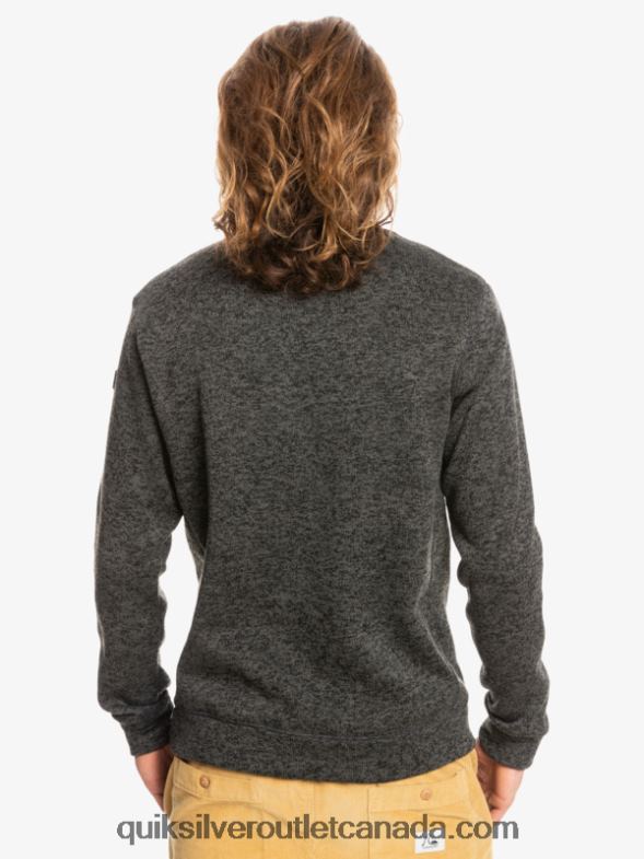CA Quiksilver Men Keller Sweatshirt dark grey heather TX4R21423