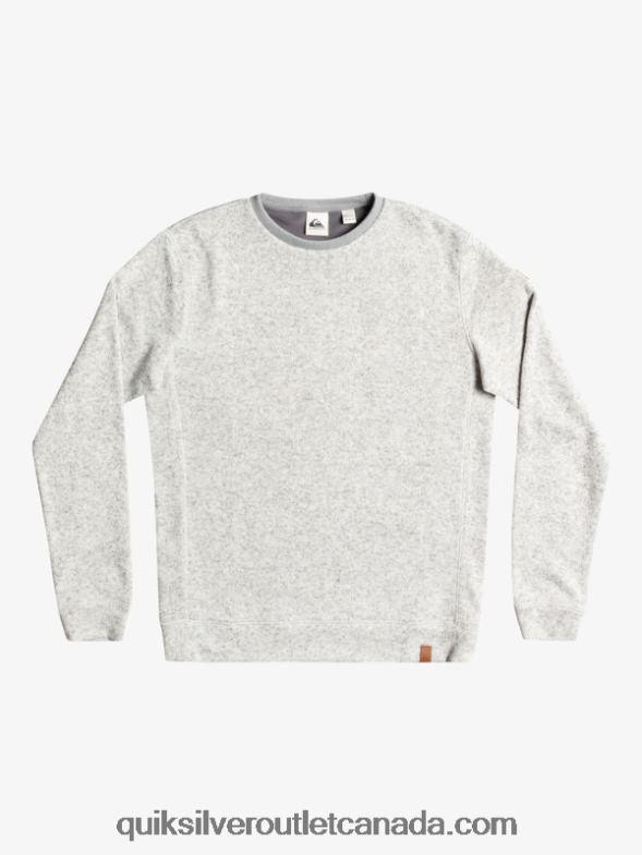 CA Quiksilver Men Keller Sweatshirt light grey heather TX4R21424